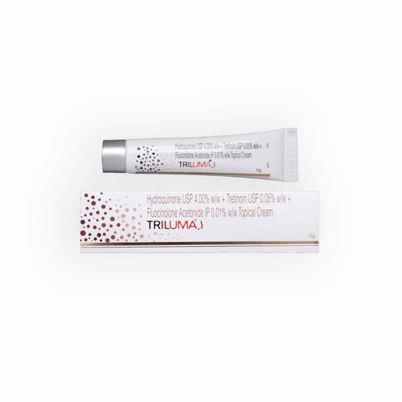 TRILUMA topical cream packaging on a white background